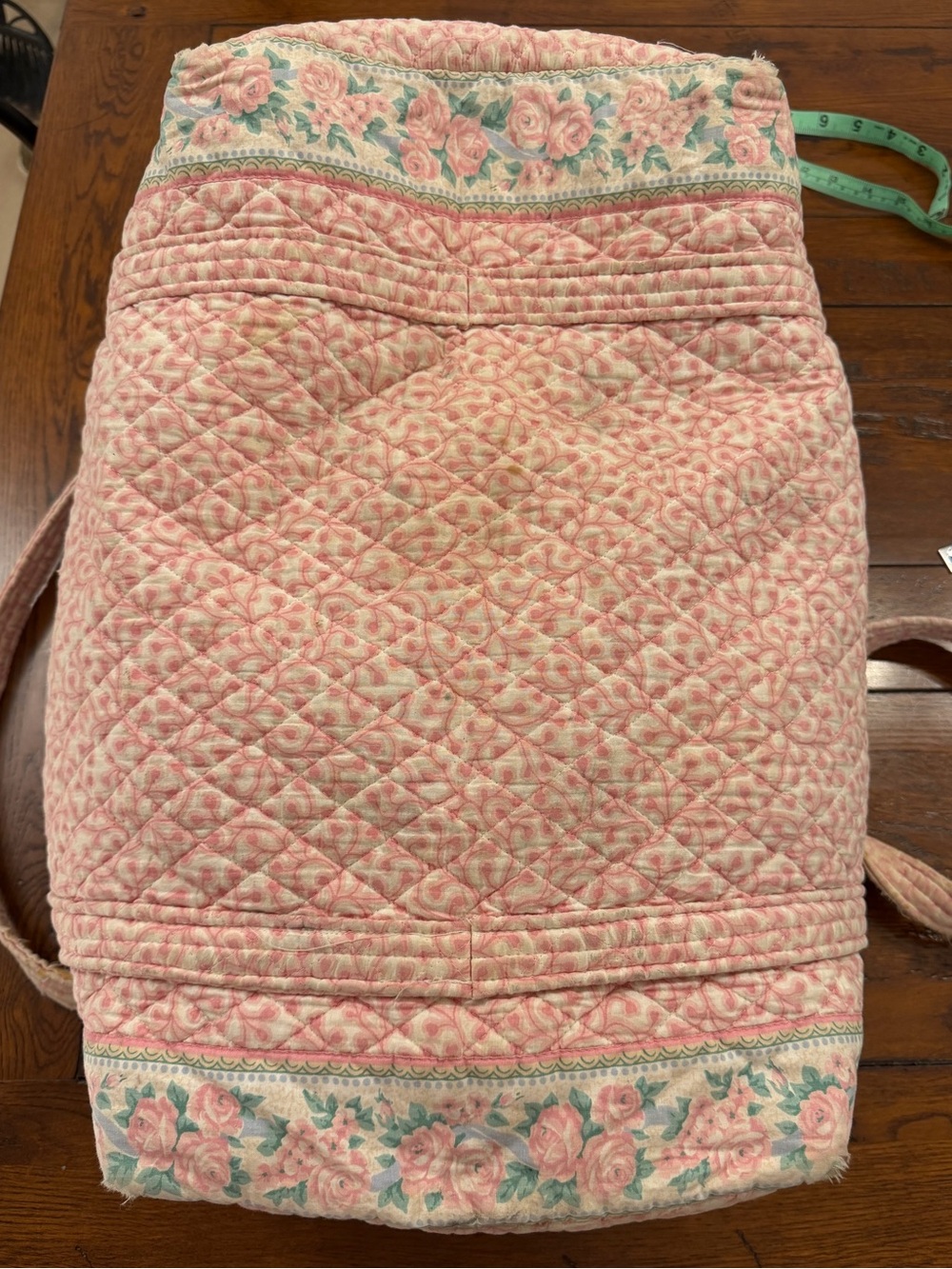 Vera Bradley Pink Delft Quilted Duffle Bag - Picture 4 of 13